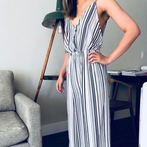 NWT* Jumpsuit -black and white striped